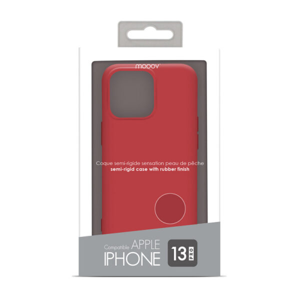 Coque souple pour iPhone 13 Pro - framboise