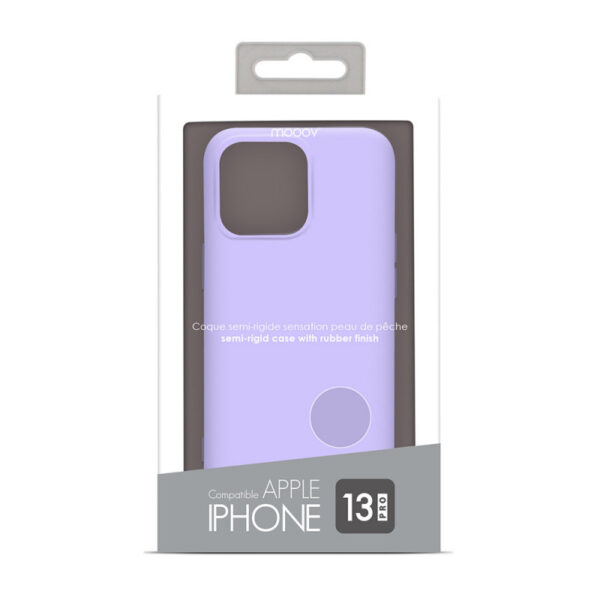 Coque souple pour iPhone 13 Pro - lavand