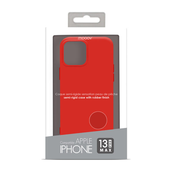 Coque souple pour iPhone 13 Pro Max - rouge