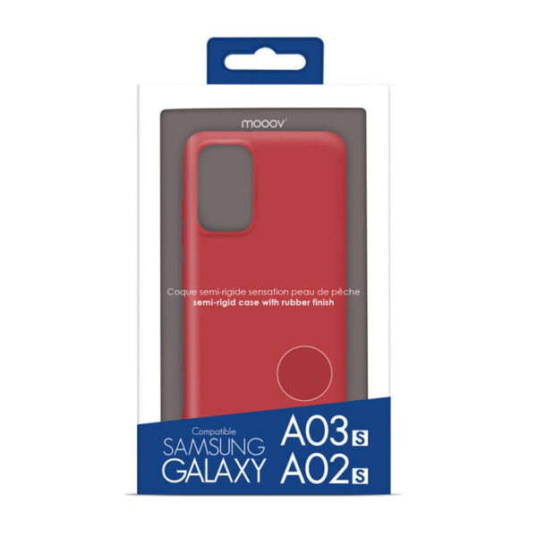 Coque souple pour Samsung A02s/A03s - framboise