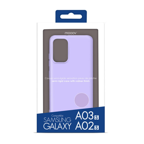 Coque souple pour Samsung A02s/A03s - lavande