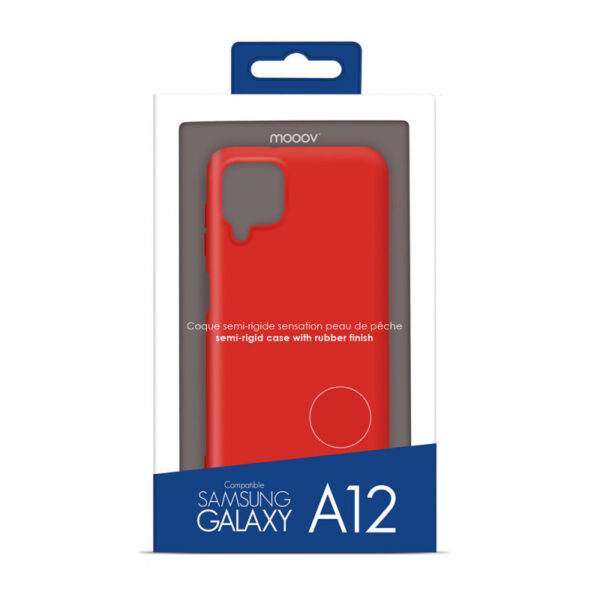 Coque souple pour Samsung A12 - rouge