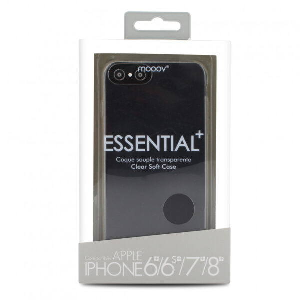 Coque souple transparente pour iPhone 6+/6S+/7+/8+