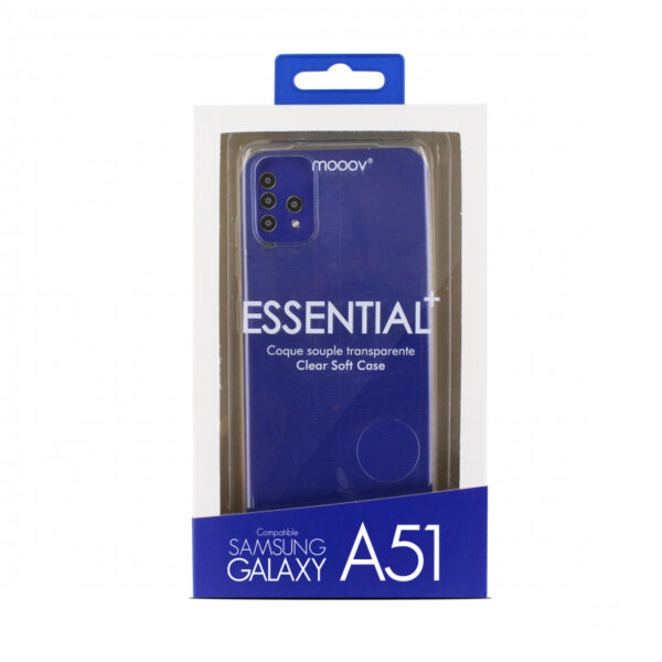 Coque souple transparente pour Samsung A51