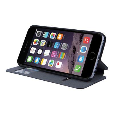 Muvit Answer Call Folio - Protection à rabat pour iPhone 6, 6s - noir