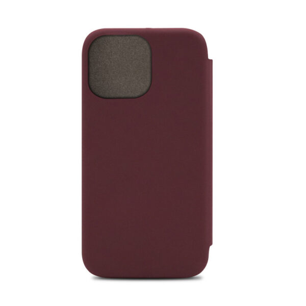 Etui folio Soft Touch pour iPhone 13 Pro Max - bordeaux