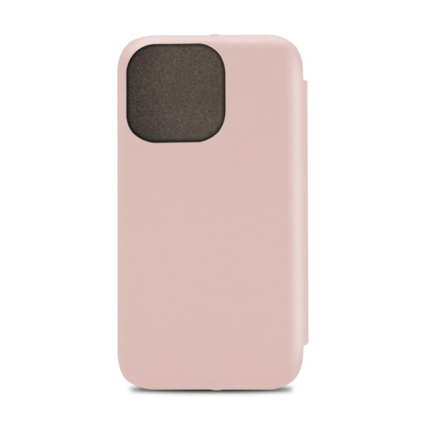 Etui folio Soft Touch pour iPhone 13 Pro - rose