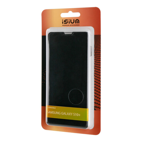 ETUI PORTEFEUILLE SLIM NOIR DOS TRANSPARENT POUR SAMSUNG S10+