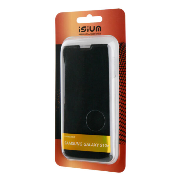ETUI PORTEFEUILLE SLIM NOIR DOS TRANSPARENT POUR SAMSUNG S10E