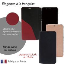 FOLIO RANGE CARTE POUR SAMSUNG S9+ WINNER LISSE ROSE