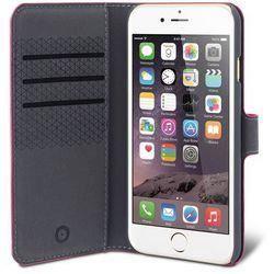 MUVIT Wallet Folio Etui - 3 Rangements cartes - Rose - Pour Apple Iphone 6, 6s +