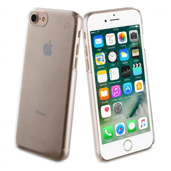 Coque Muvit for Change Recycletek compatible avec Apple iPhone SE/8/7/6S/6 transparente