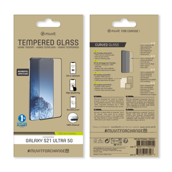 VERRE TREMPÉ SAMSUNG GALAXY S21 ULTRA