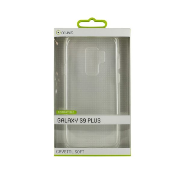 Coque souple Muvit Cristal pour Samsung Galaxy S9 Plus transparente