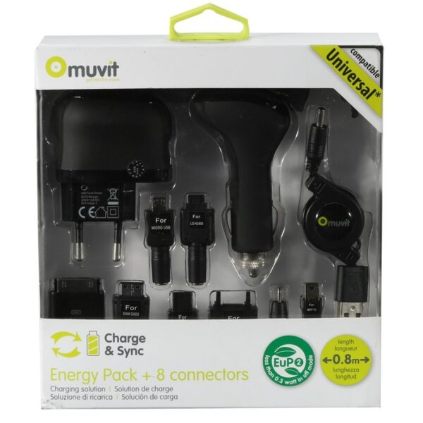 PACK CHARGE SECTEUR ET VOITURE+8 CONNECTEURS
