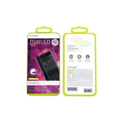 Verre trempé incurvé Mica Muvit pour Nokia 6 Transparent