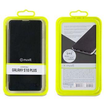 pp folio coque noire samsung galaxy s10+