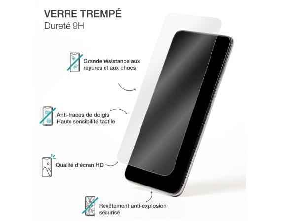 Protège écran 2.5D Samsung Galaxy A02s Bigbe