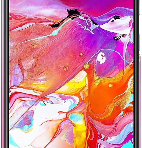 Coque Samsung Gradation (EF-AA705) pour Galaxy A70, rose