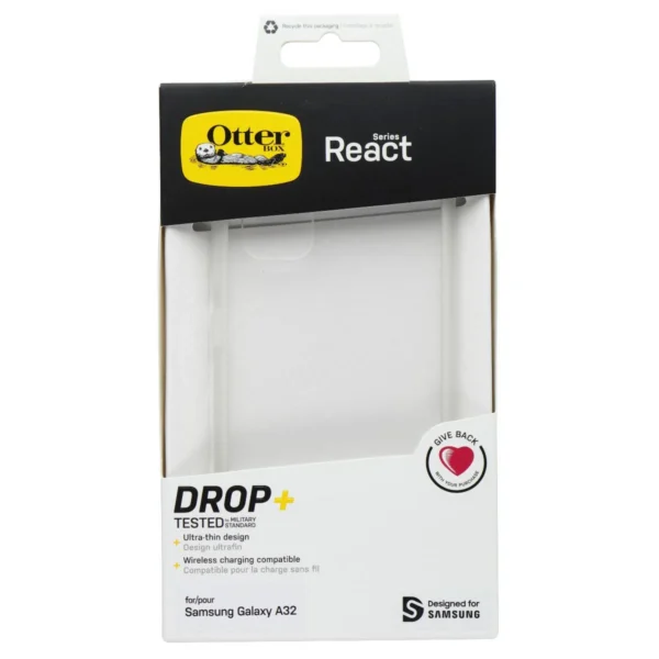 OtterBox Coque React Samsung Galaxy A32 - Transparent