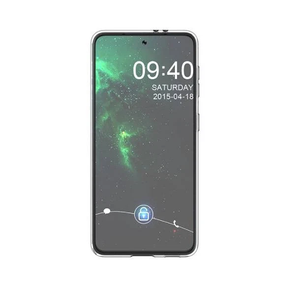 Myway Coque pour Samsung Galaxy S21 Souple en TPU Transparent