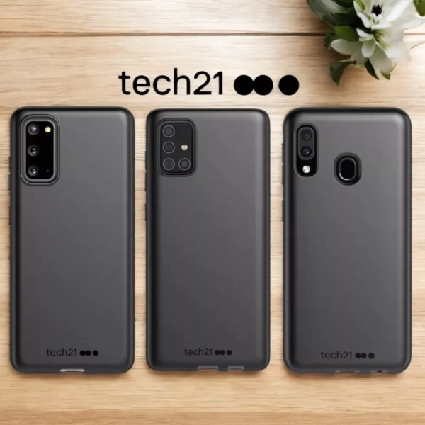 Coque tech21 Studio Colour pour smartphone Samsung Galaxy A20e Noir Bactéries