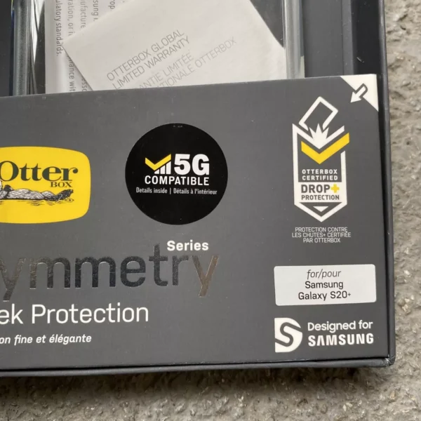 Coque transparente OTTERBOX Symmetry Series pour Galaxy S20 Plus