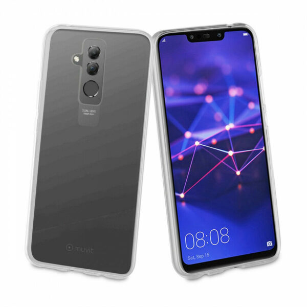 Coque souple Muvit Cristal pour Huawei Mate 20 Lite transparente.