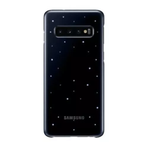 Coque arrière LED officielle Samsung Galaxy S10 Noir EF