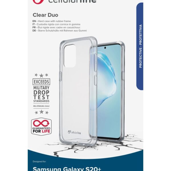 Samsung Galaxy S20 Plus, coque clear duo, transparente