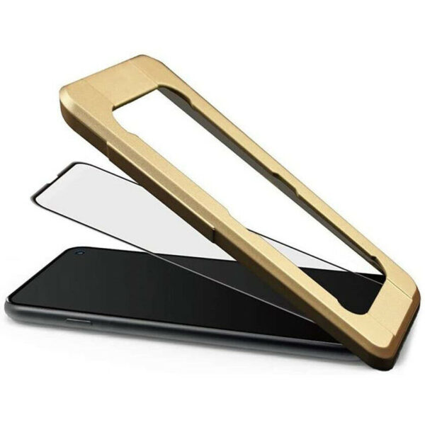 Coque incurvée en verre trempé Muvit Tiger Glass+ pour Samsung Galaxy S10e, compatible avec un applicateur