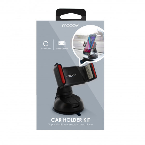 Support de téléphone pour tableau de bord - noir