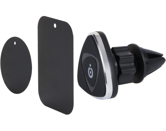 Support Voiture Aimanté sur Ventilation Noir Bigben