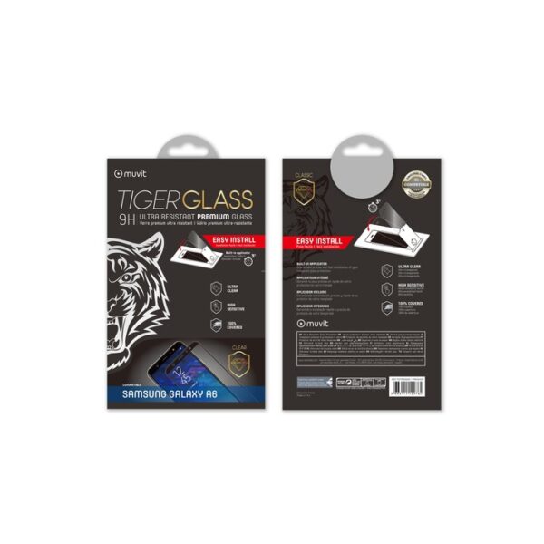 TIGER GLASS VERRE TREMPE INCURVE: SAMSUNG GALAXY A6 2018