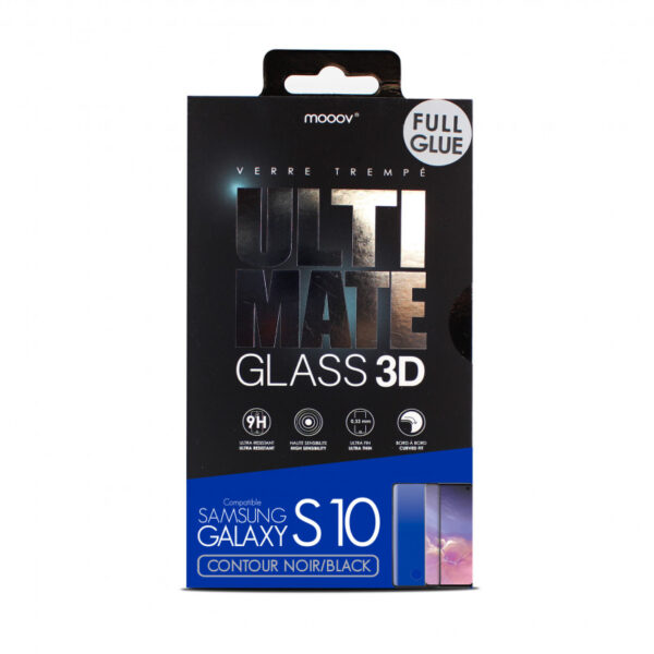 Verre trempé 3D pour Samsung S10
