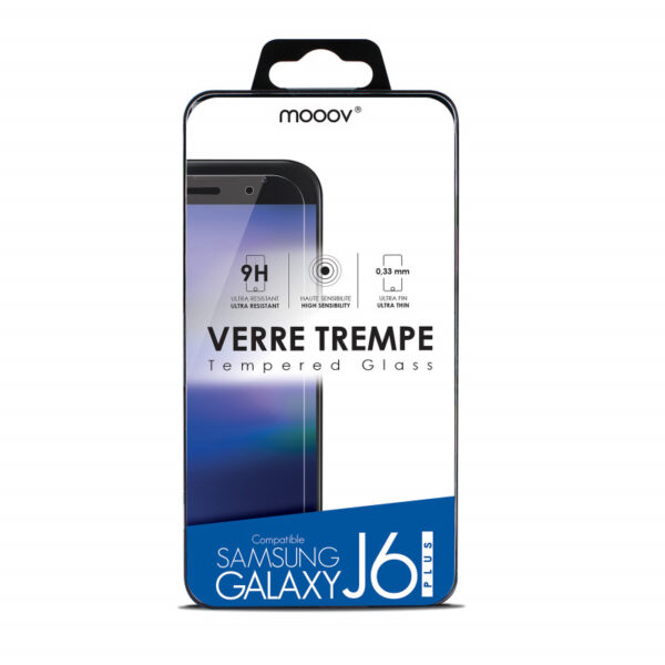 Verre trempé pour Samsung J6 plus