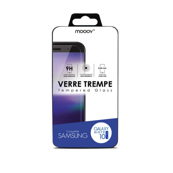 Verre trempé pour Samsung Note 10 Lite