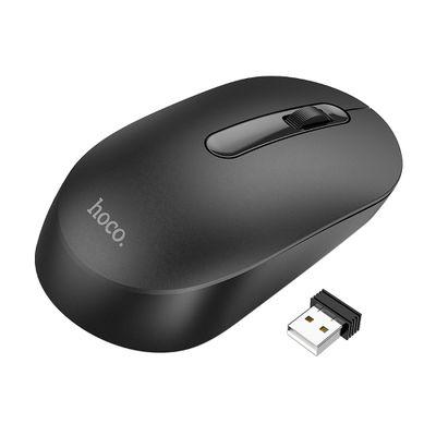 Souris d'ordinateur sans fil 2,4 GHz 1200 dpi noire Par HOCO