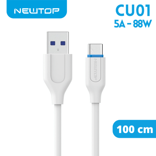 NEWTOP CU01 CAVO 100CM USB/TYPE-C 5A